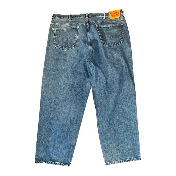 Men’s Levi’s jeans size 44X30 rigid denim blue workwear big & tall - Picture 2 of 8